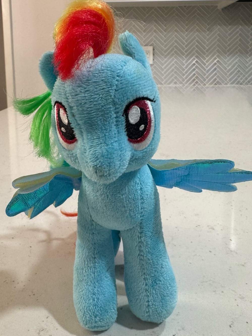 My Little Pony 2013 TY Rainbow Dash Plush 7”